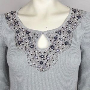 Cache knit dress top